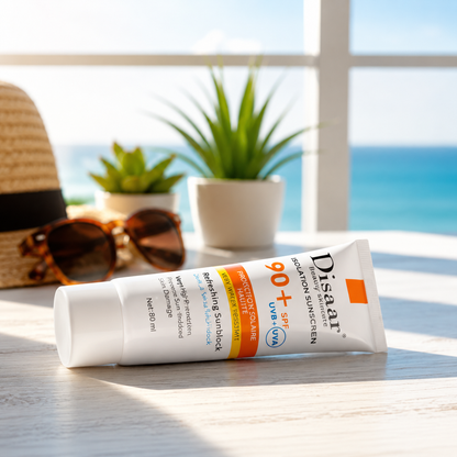 Disaar Isolation Sunscreen SPF 90+ – Broad-Spectrum UVA & UVB Sun Protection ( Free Shipping )
