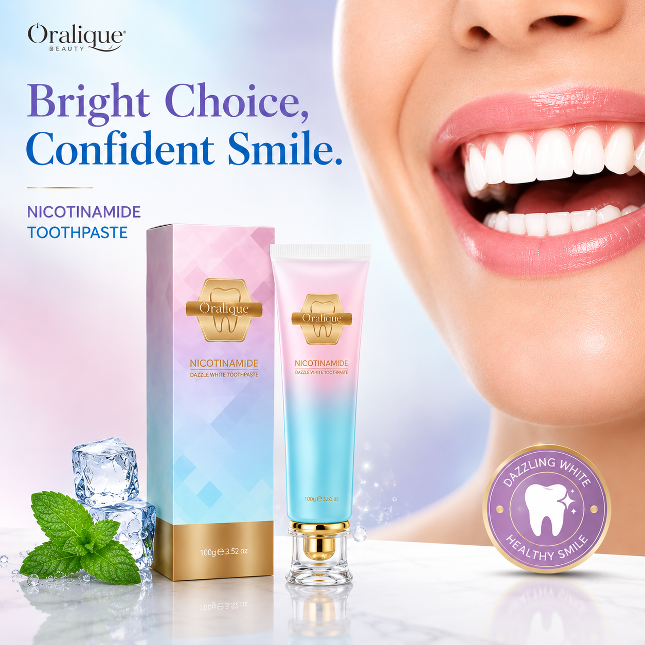 Oralhoe - Nicotinamide Dazzle White Toothpaste