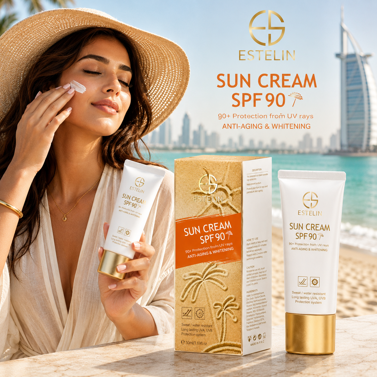 Anti-aging & Whitening Sunscreen SPF 90 (Free Shipping)