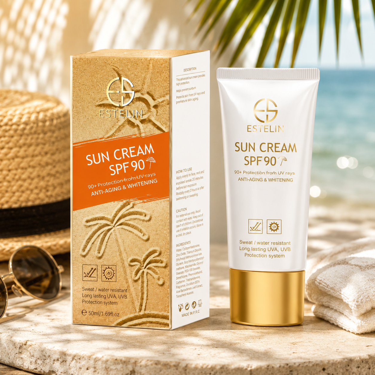 Anti-aging & Whitening Sunscreen SPF 90 (Free Shipping)