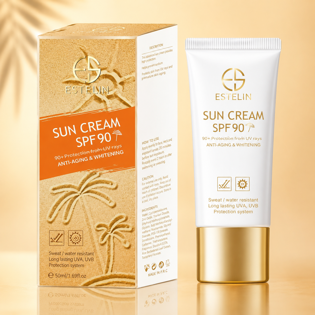Anti-aging & Whitening Sunscreen SPF 90 (Free Shipping)
